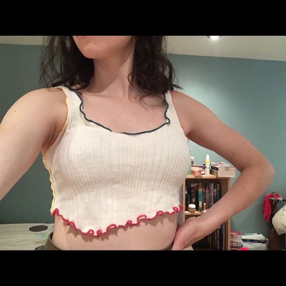 Urban outfitters BDG white crop tank top - Picture 4 of 6